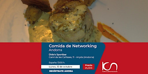KCN Comida de Networking Andorra - 12 de octubre