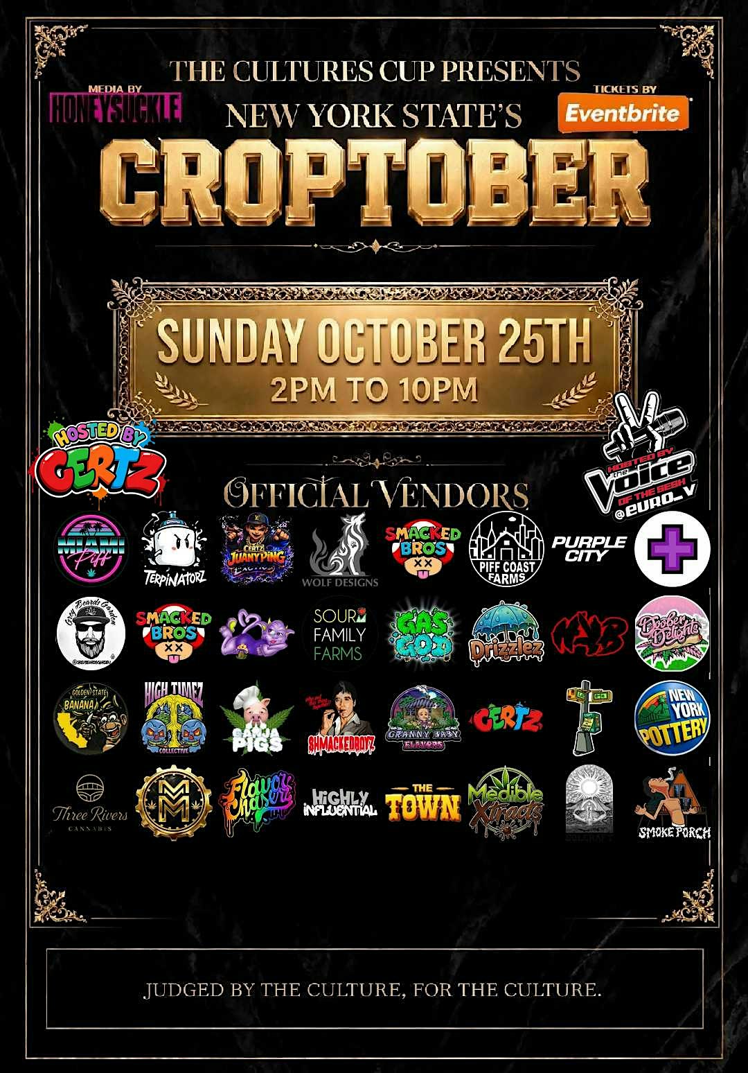 THE CULTURES CUP PRESENTS: CROPTOBER HOSTED BY CERTZ