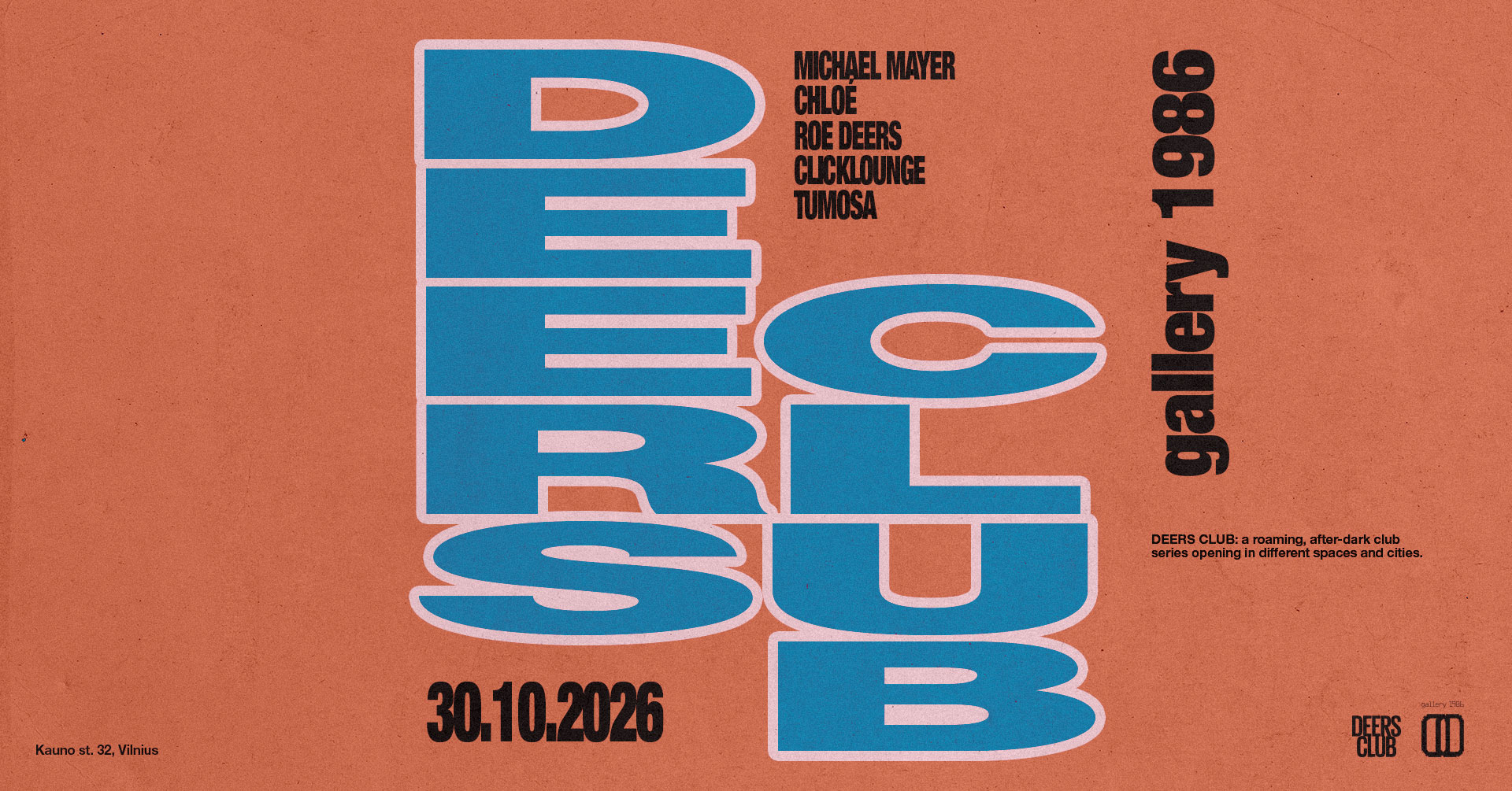 DEERS CLUB: Michael Mayer, Chloé && more // 10,30