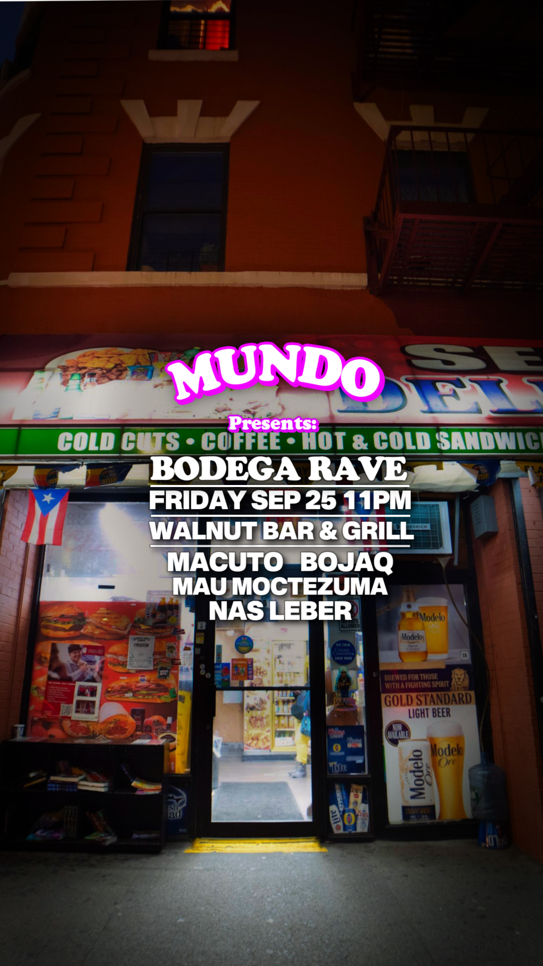 MUNDO presents Bodega Rave