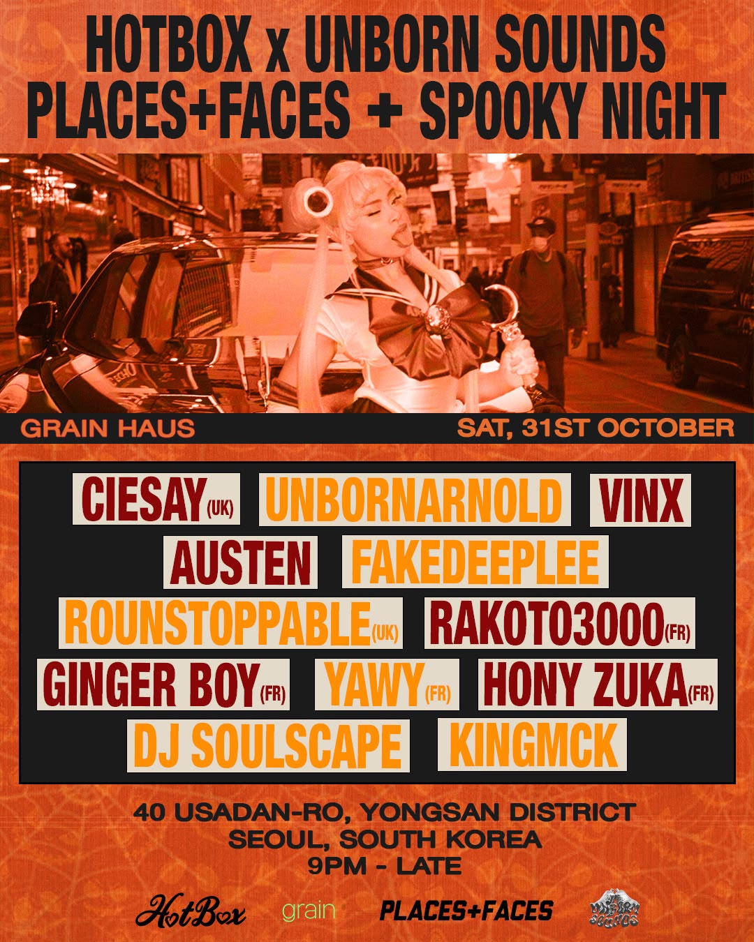 PLACES+FACES x Unborn Sounds x HOTBOX present 'SPOOKY NIGHT'