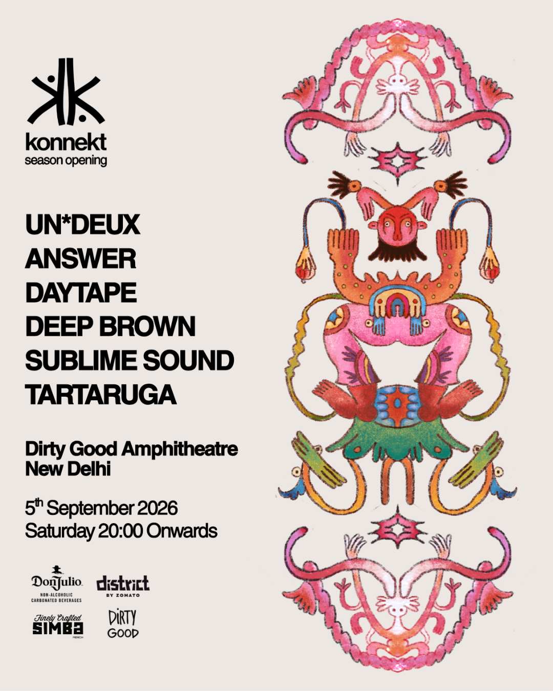 Konnekt Open Air - UN*DEUX, Answer, Deep Brown, Sublime Sound
