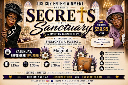 Secrets in the Sanctuary…A Mystery Brunch Play