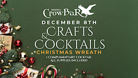 Crafts & Cocktails: Christmas Wreath