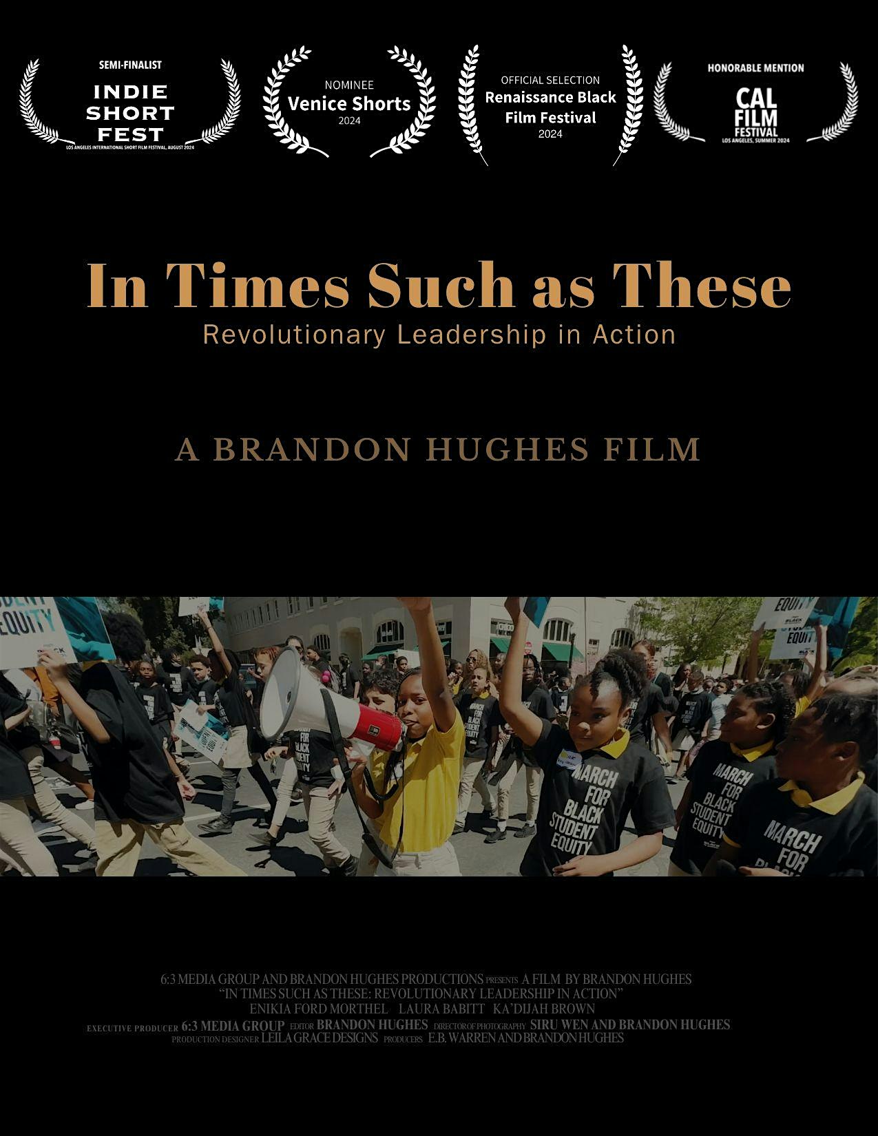 ATLANTA Film Screening of "In Times Such as These"