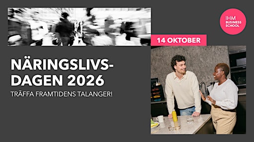 Näringslivsdag på IHM i Malmö!