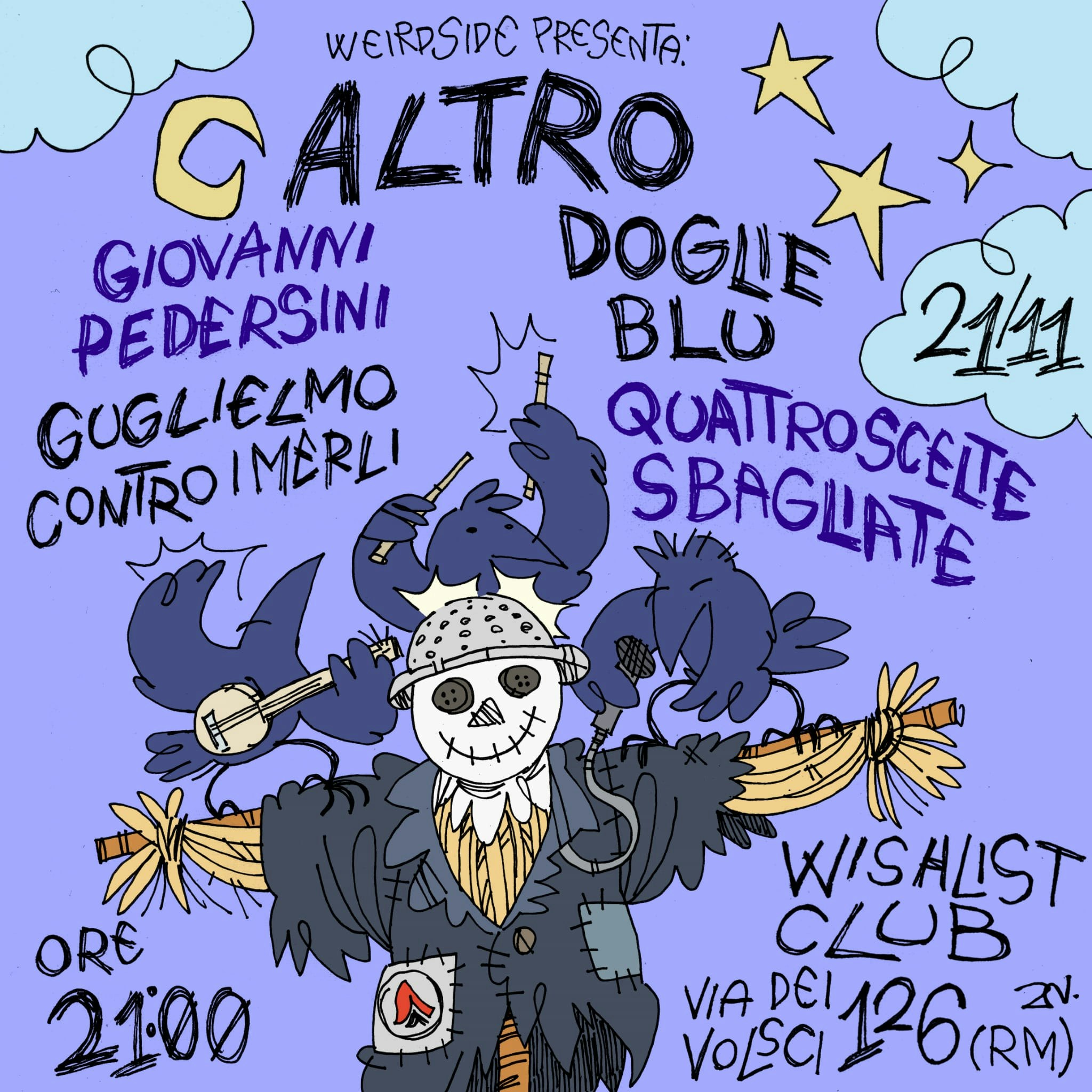 Weirdside: Altro/Giovanni Pedersini + local guests