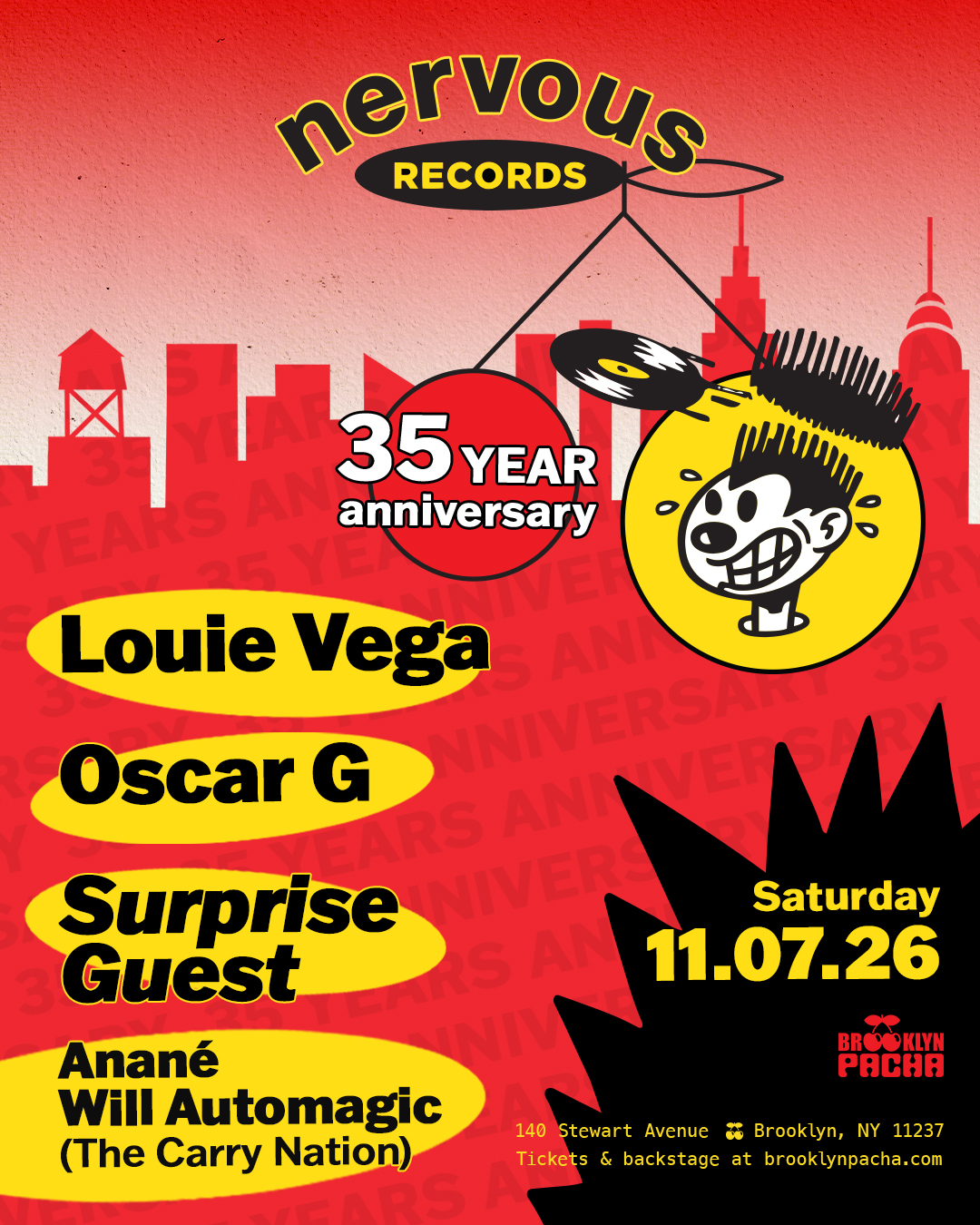 Louie Vega, Oscar G, SURPRISE GUEST + MORE