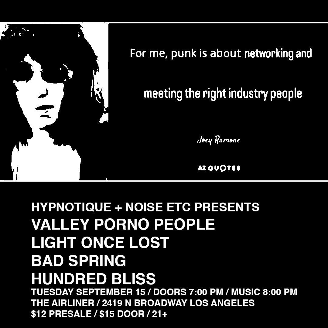 VPP, Light Once Lost, Bad Spring, Hundred Bliss