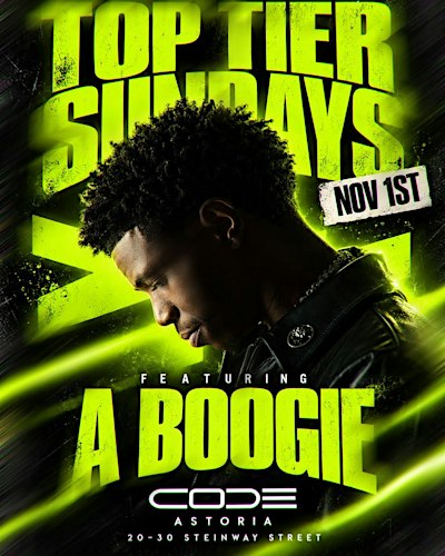 A BOOGIE LIVE AT CODE ASTORIA