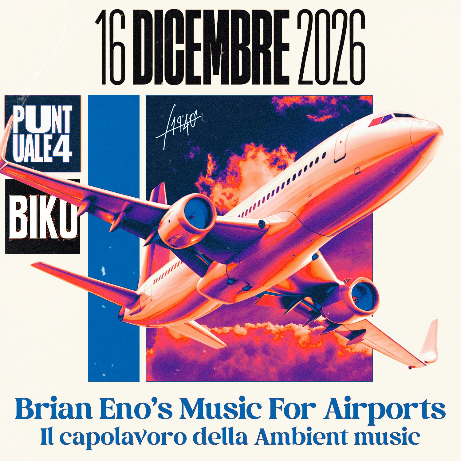 Puntuale Festival 4 - BRIAN ENO'S MUSIC FOR AIRPORTS