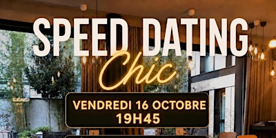 Speed dating chic✨ Répartition par tranches d'âge