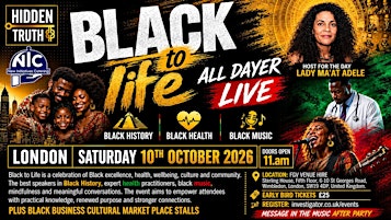 Black to Life 2026 | A Black Health & Wellbeing Experience