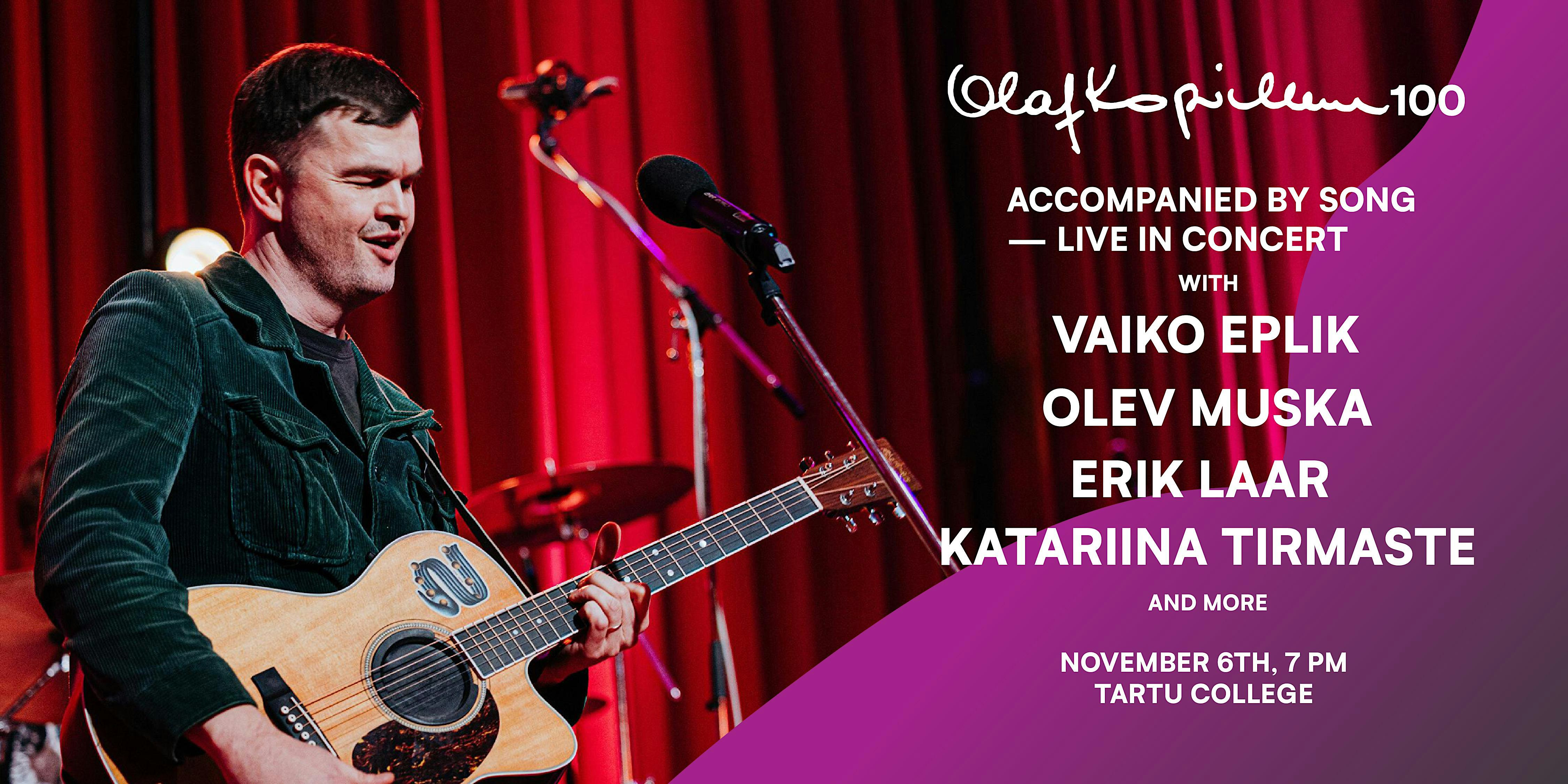 Olaf Kopvillem 100: Accompanied by Song — Live in Concert