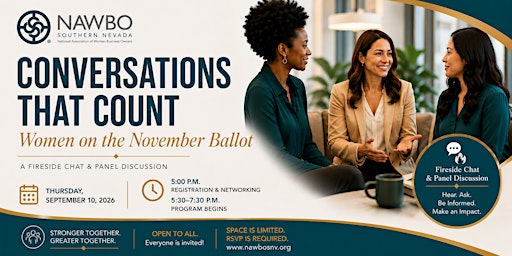 Conversations That Count: Women on the November Ballot