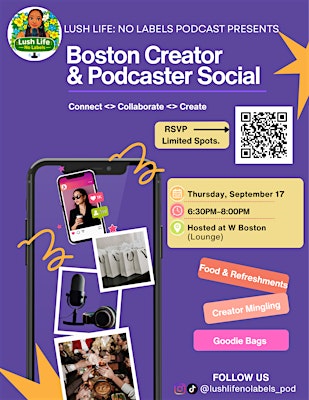 Boston Creator & Podcaster Social