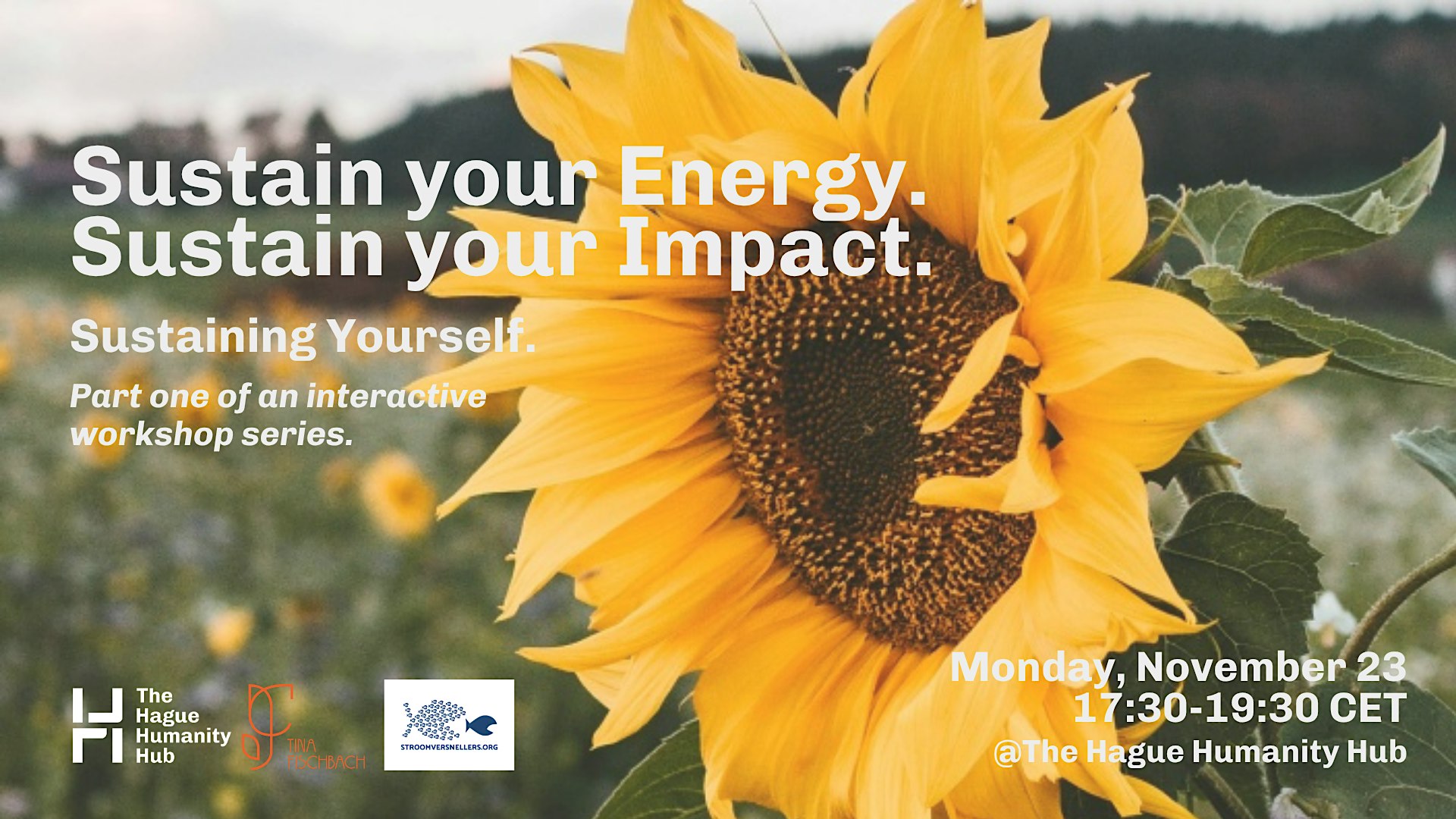 Sustain your Energy. Sustain your Impact. Part I