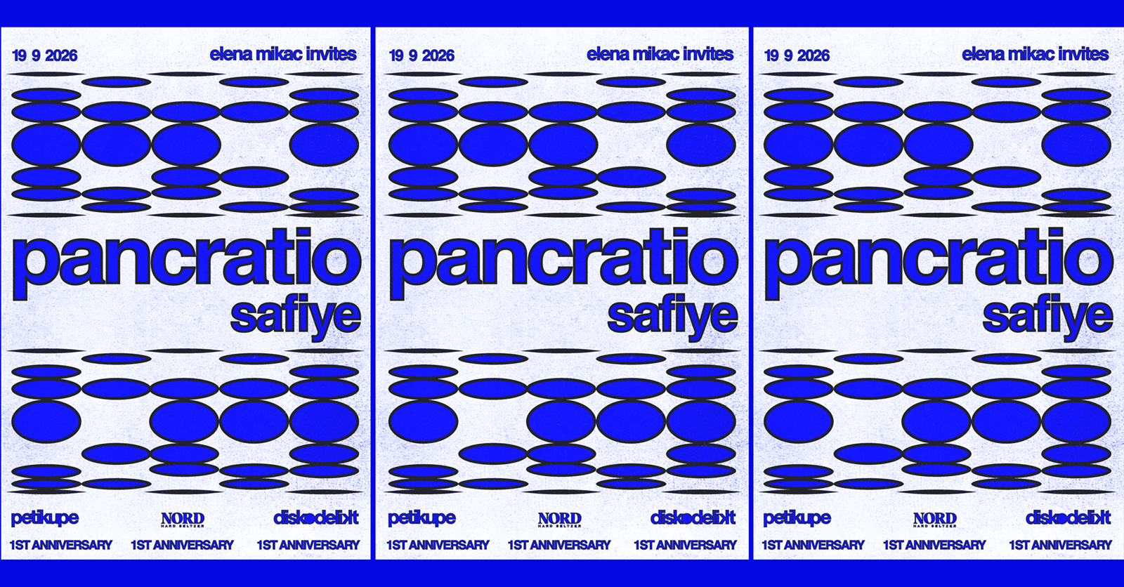 DISKODELIKT with Pancratio, Safiye, Elena Mikac