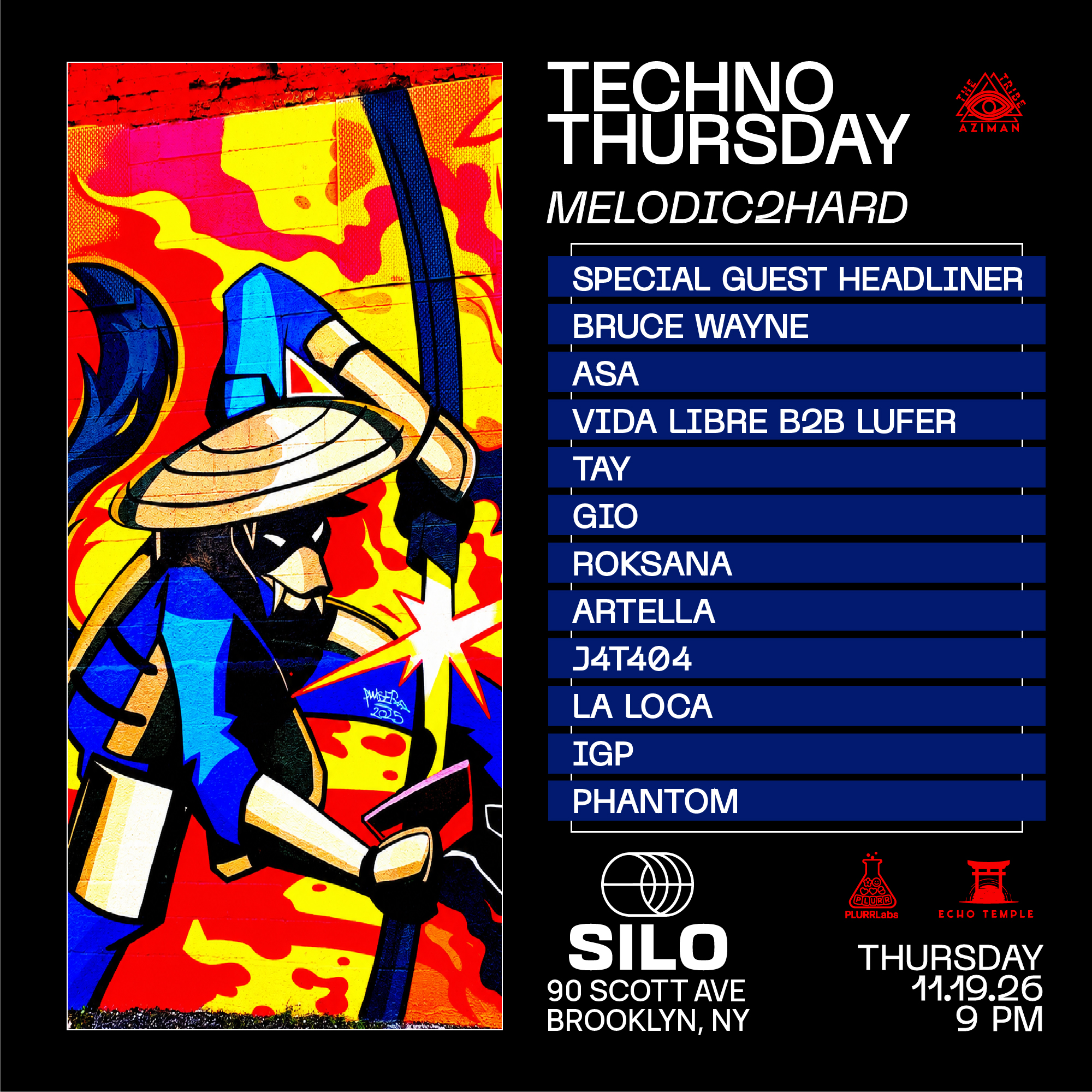 Techno Thursday [Melodic2Hard] (Main Room Event, Free with RSVP)