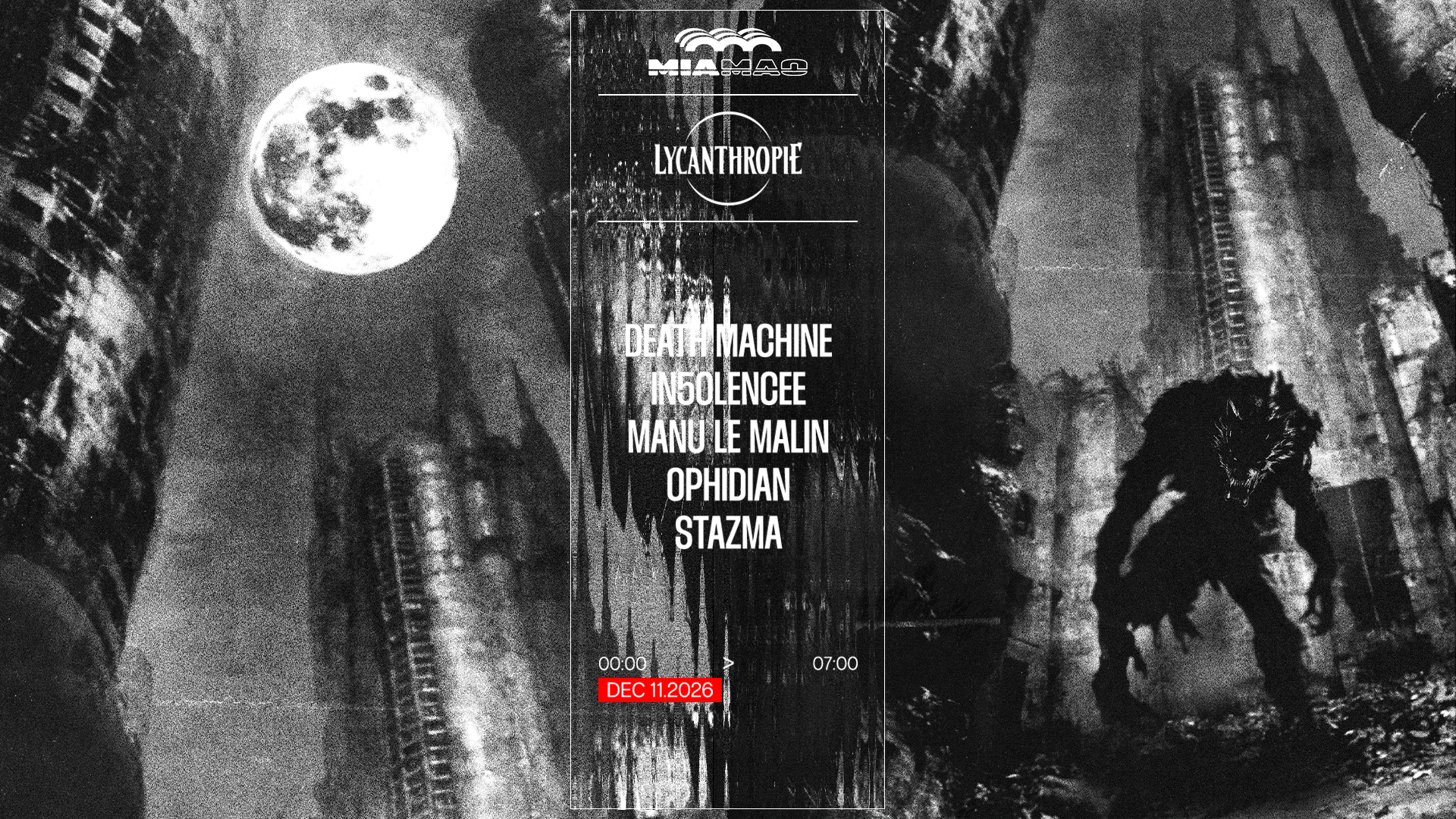 LYCANTHROPIE: Manu Le Malin, Ophidian, IN5OLENCE &MORE