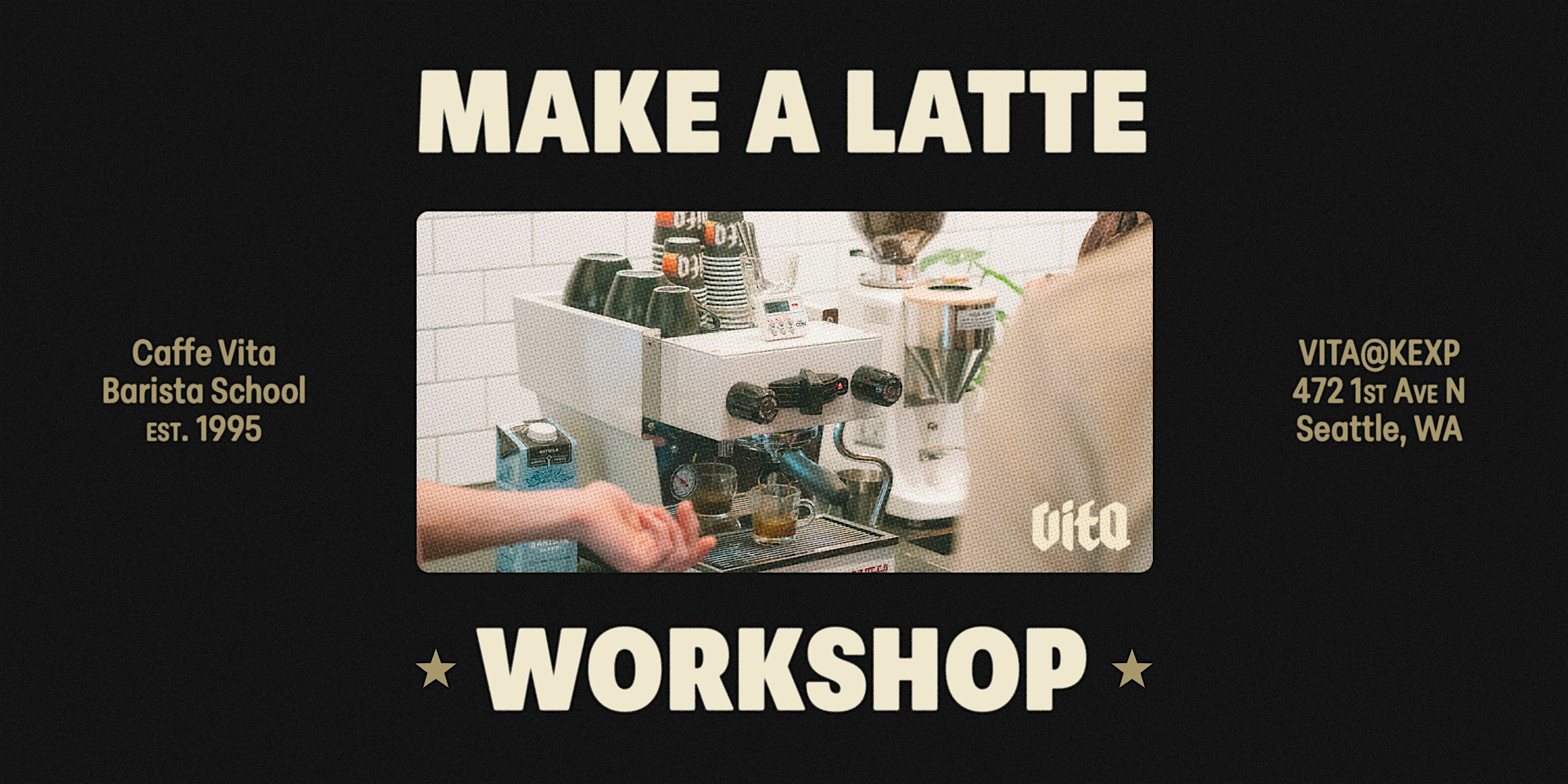 Caffe Vita SEA Barista School: Make a Latte