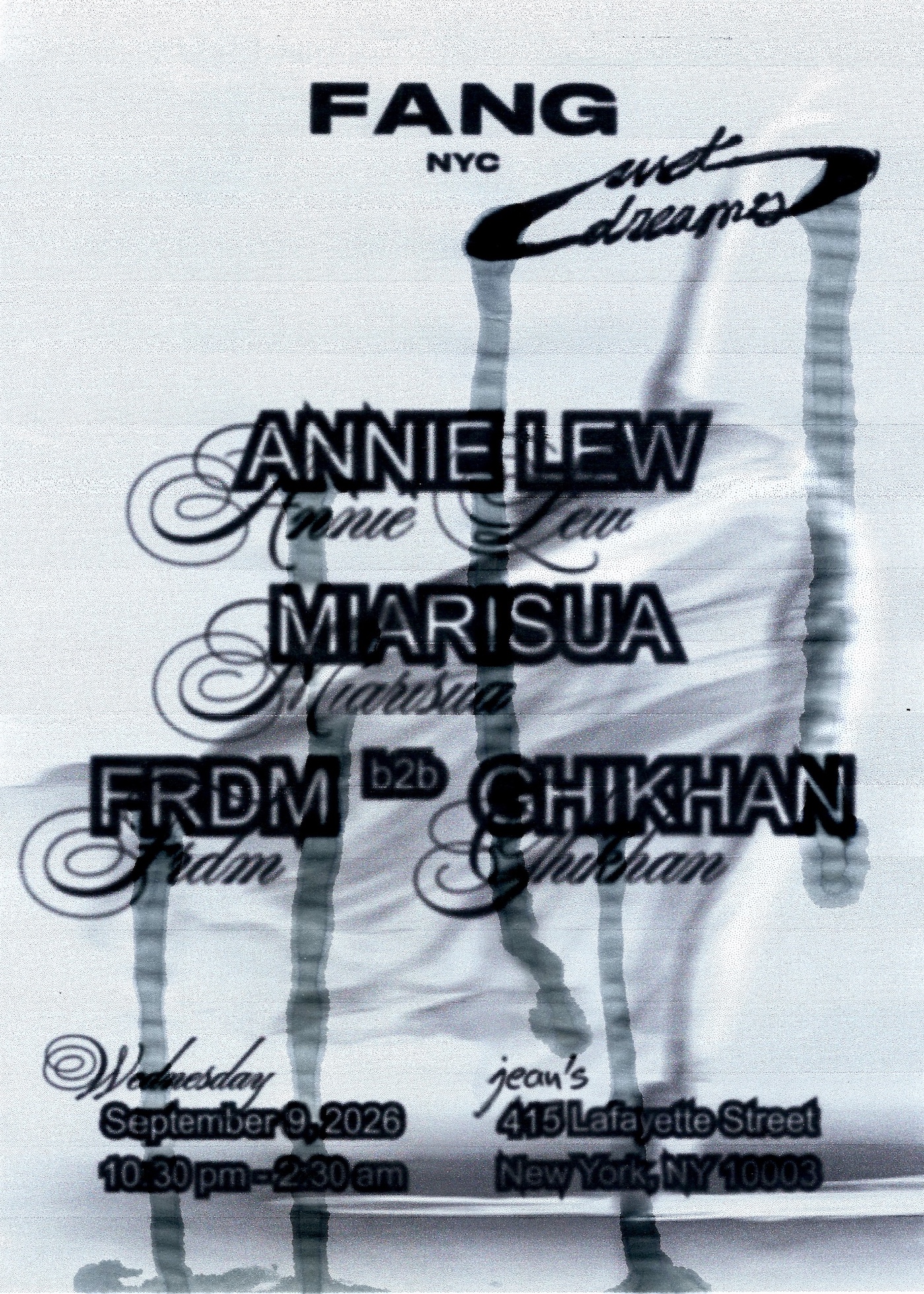 FANG NYC X Wet Dreams NYFW After Party