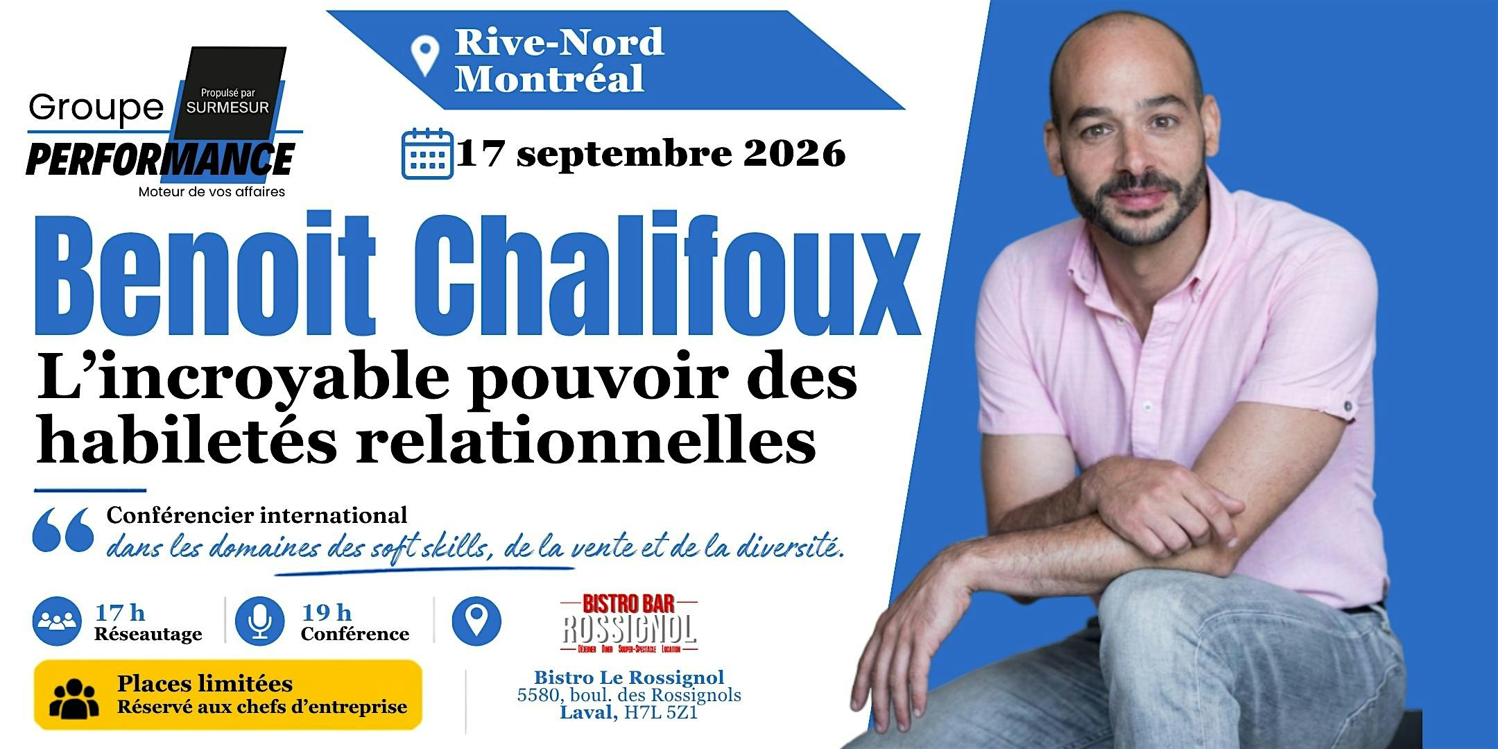 Conférence Benoit Chalifoux