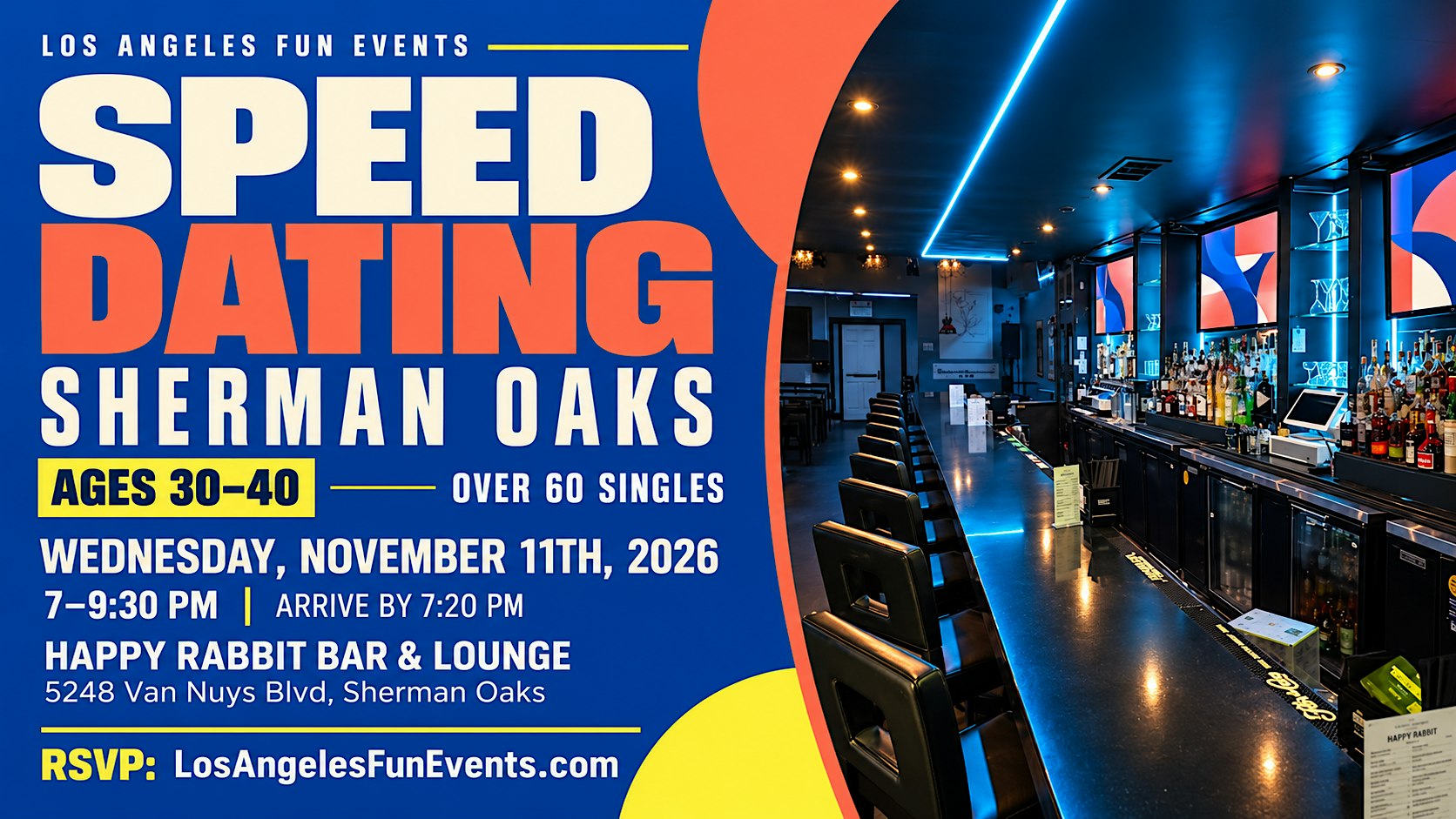 Speed Dating in Sherman Oaks - Ages 30-40
