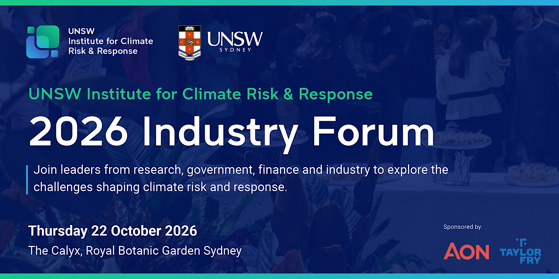 UNSW Institute for Climate Risk & Response 2026 Industry Forum