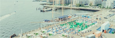 Sweat + Sip at the Tall Ship with Healthworks Group
