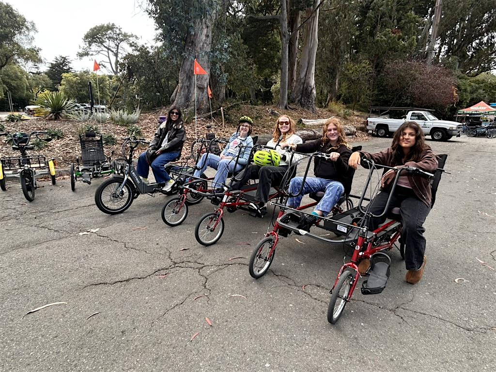 Intergenerational and Accessible Bike Ride in Golden Gate Park