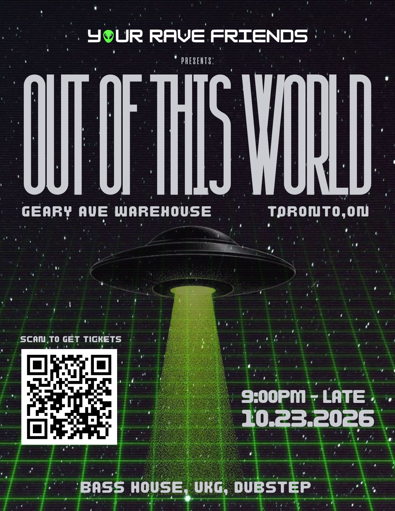 YOUR RAVE FRIENDS : OUT OF THIS WORLD