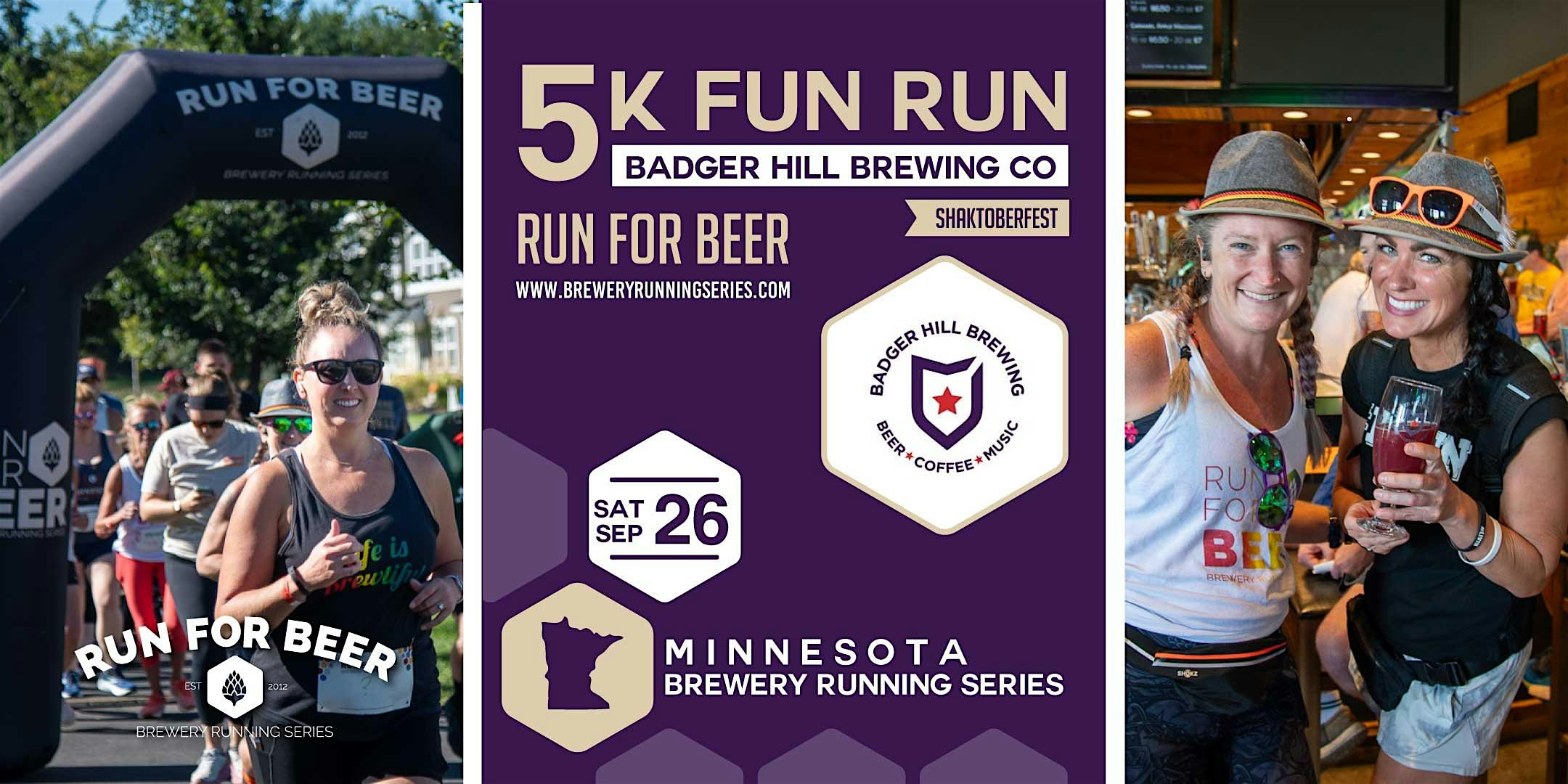 5k Fun Run x Badger Hill Brewing Co | 2026 MN Brewery Running Series