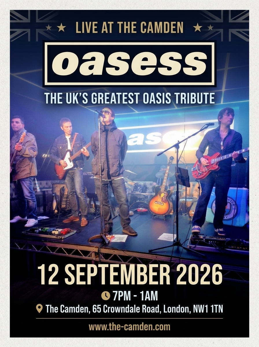 OASESS – The UK's Greatest Oasiz Tribute Live