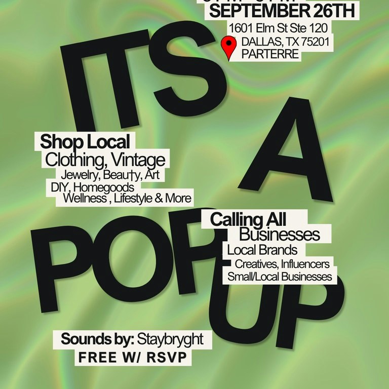It's A Pop Up