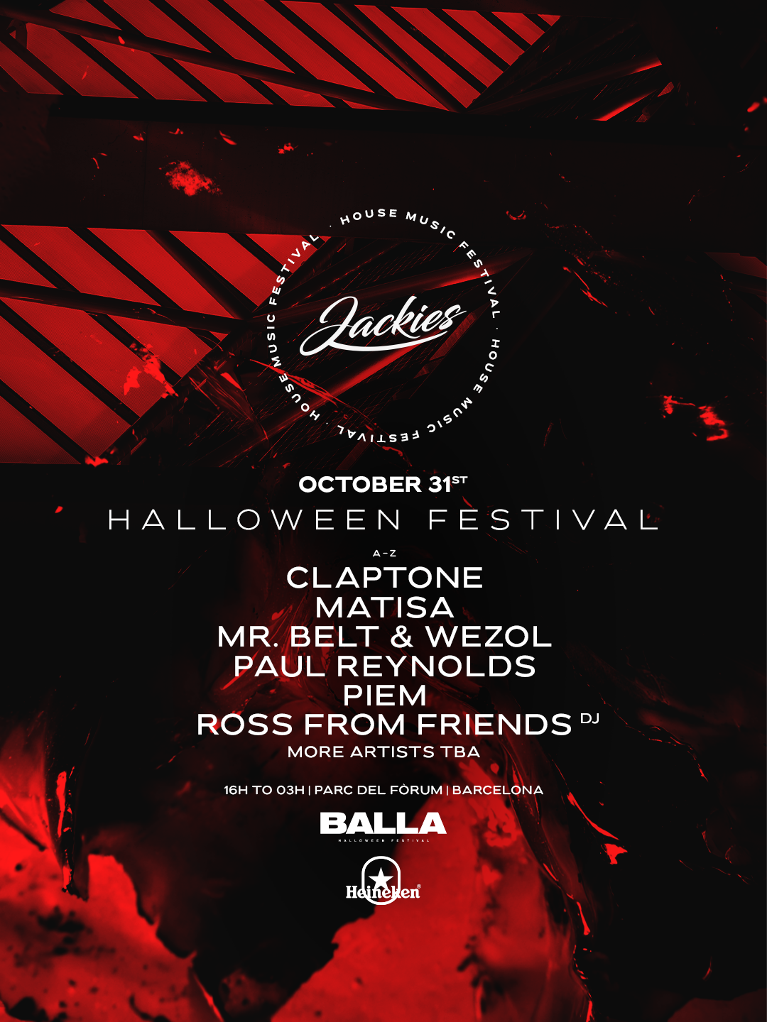 Jackies Open Air Halloween [Balla Barcelona Festival]