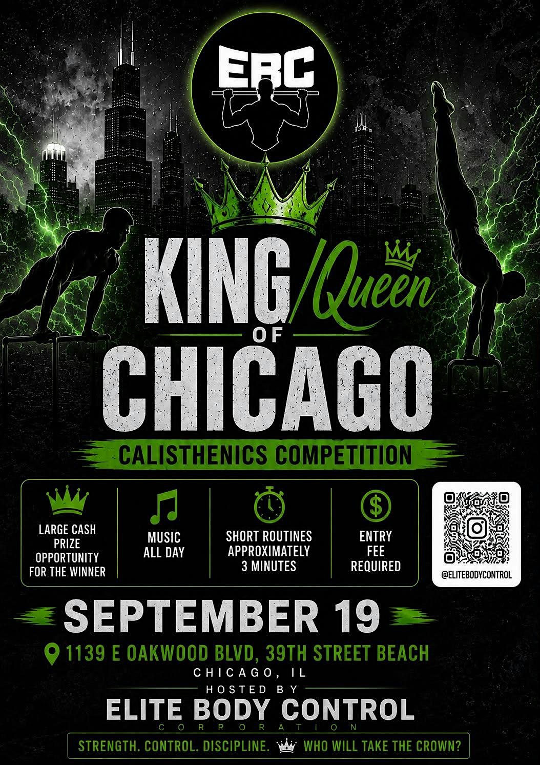 King/Queen of Chicago Calisthenics Fundraiser