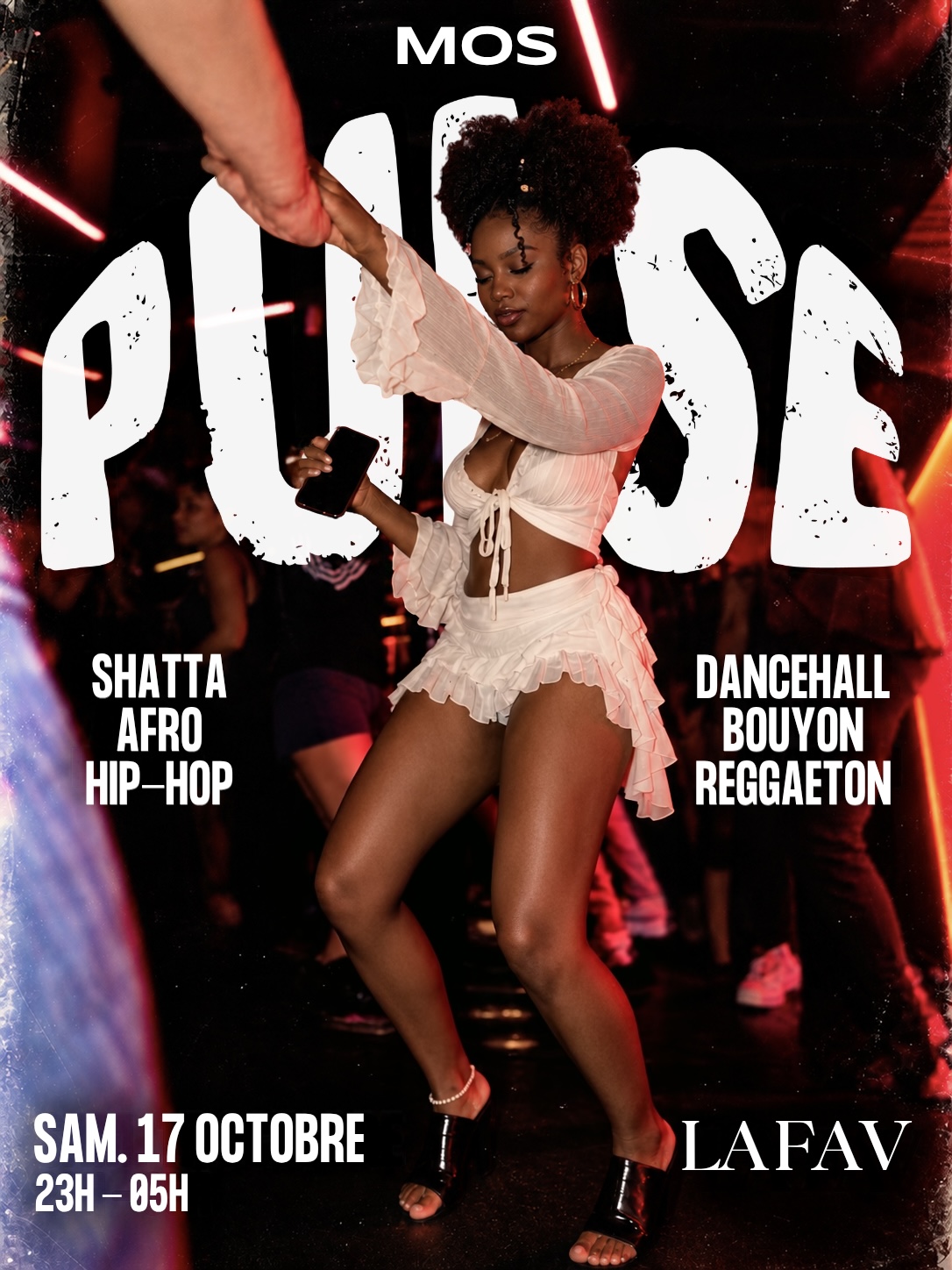 PULSE #2 by Mos– Soirée Afro Shatta Hip-Hop Paris - 17.10.26