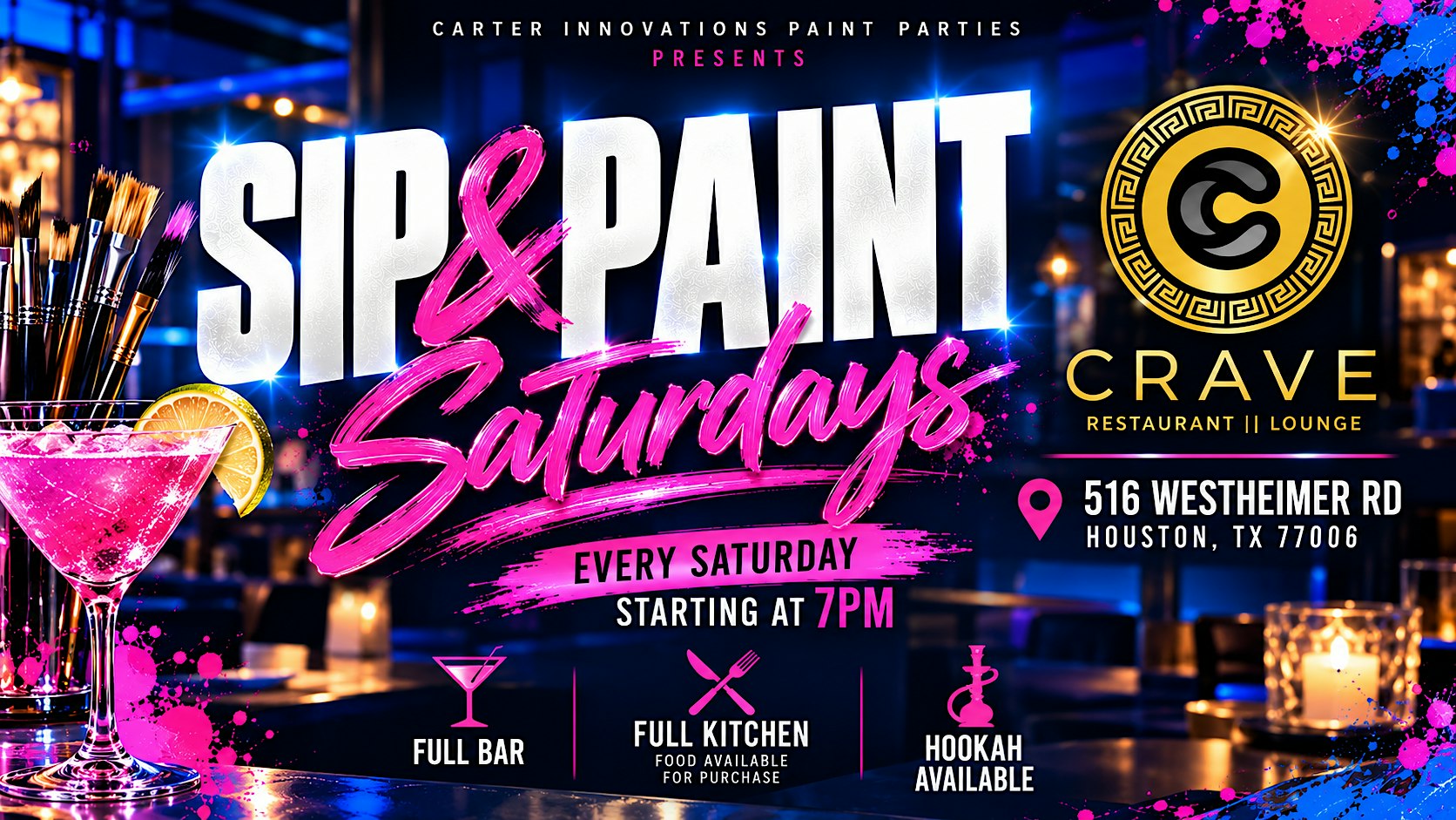 Sip & Paint SATURDAYS