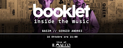 Basim//Sergio Andrei live@ilPalco - 16 Ottobre 2026