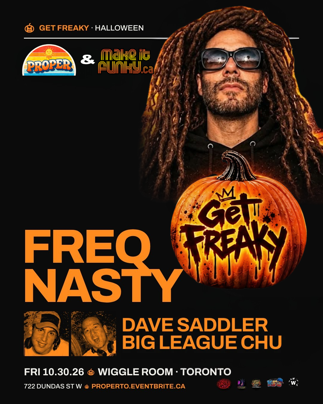 GET FREAKY HALLOWEEN with FreQ Nasty, Big League Chu & Dave Saddler