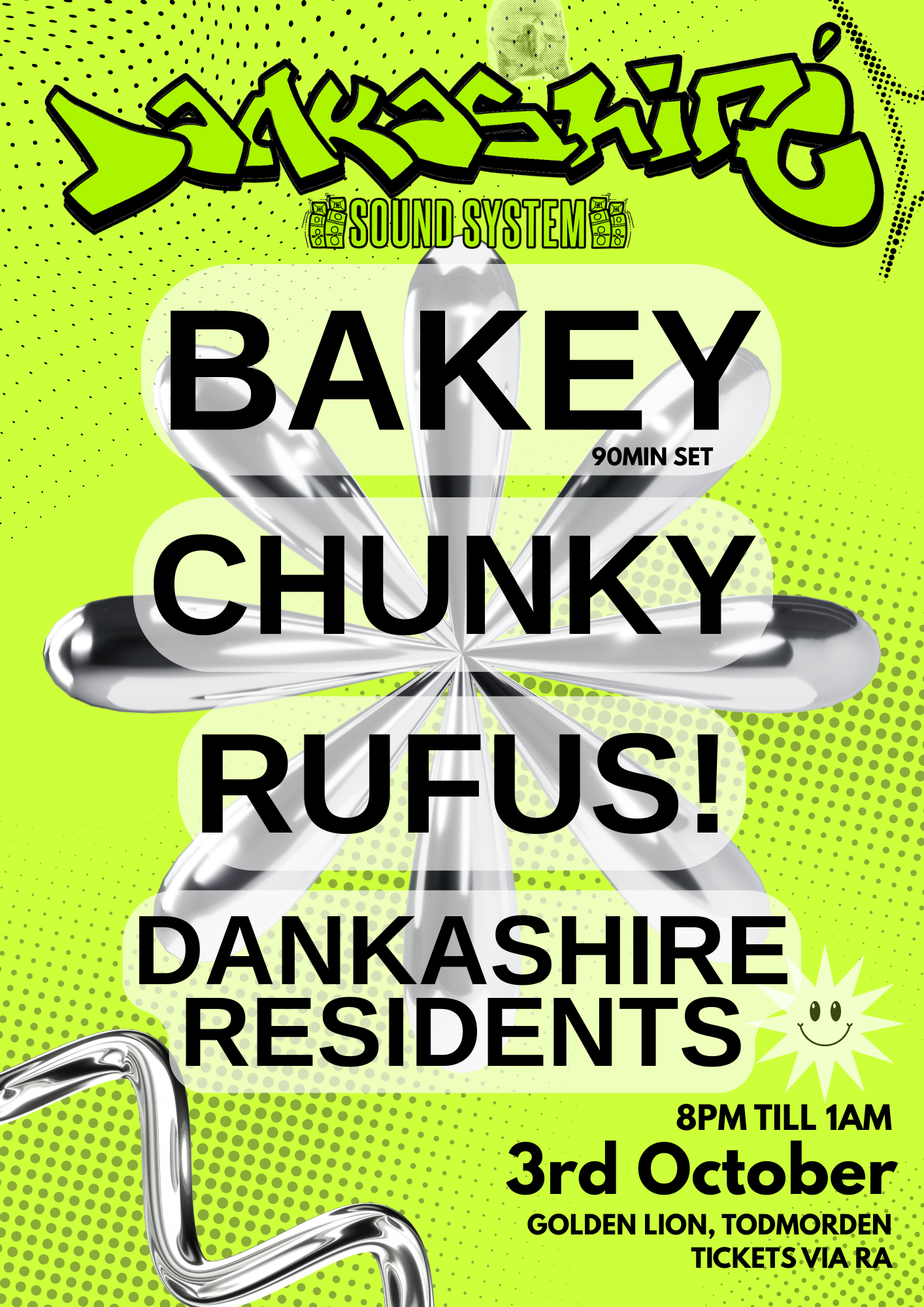 Bakey, Chunky, Rufus! @ Golden Lion // Dankashire Soundsystem