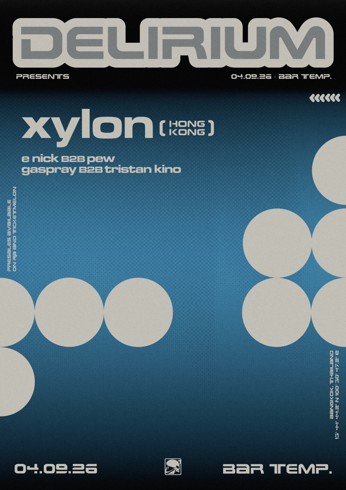 Delirium invites xylon