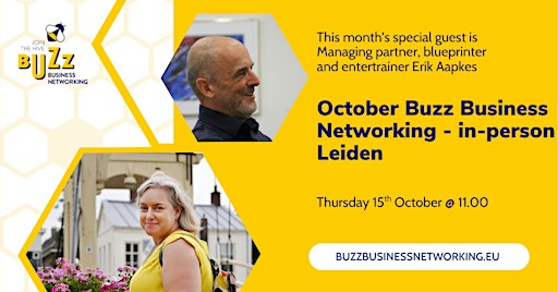 Oct 2026 Buzz Networking Leiden w/ Erik Aapkes - Get a seat at the table!