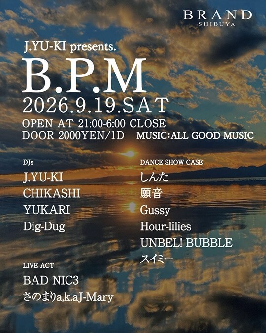 J.YU-KI presents. B.P.M
