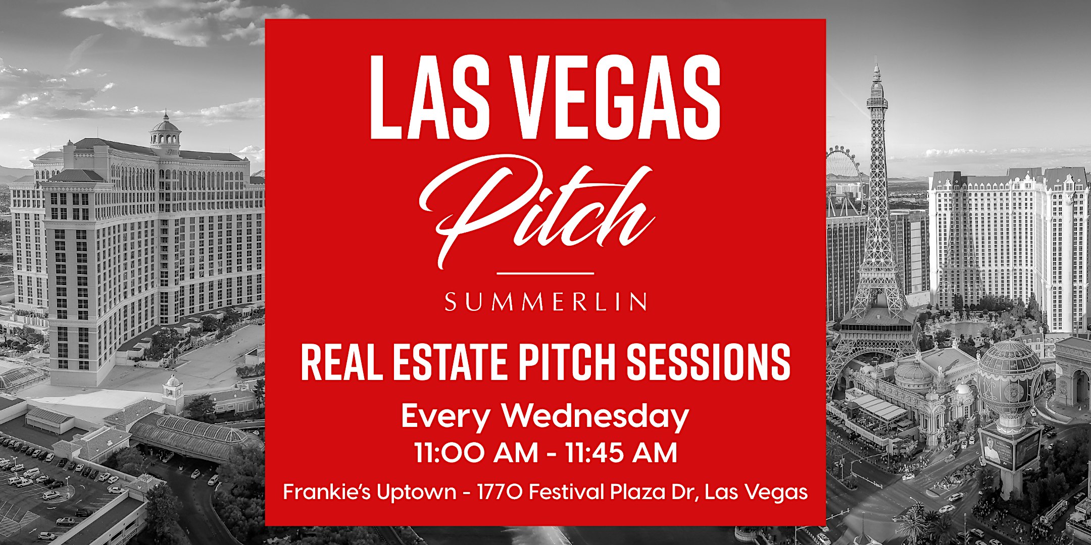Las Vegas Real Estate Pitch Sessions - Summerlin