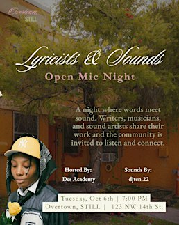 LYRICISTS & SOUNDS: OPEN MIC NIGHT