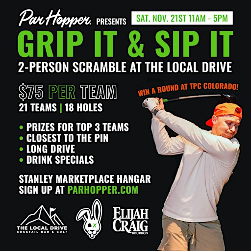 ParHopper 2-Person Golf Scramble Sponsored By Elijah Craig