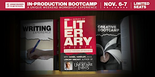 VFS In-Production Bootcamp: A Series of Literary Events with Daniel Handler