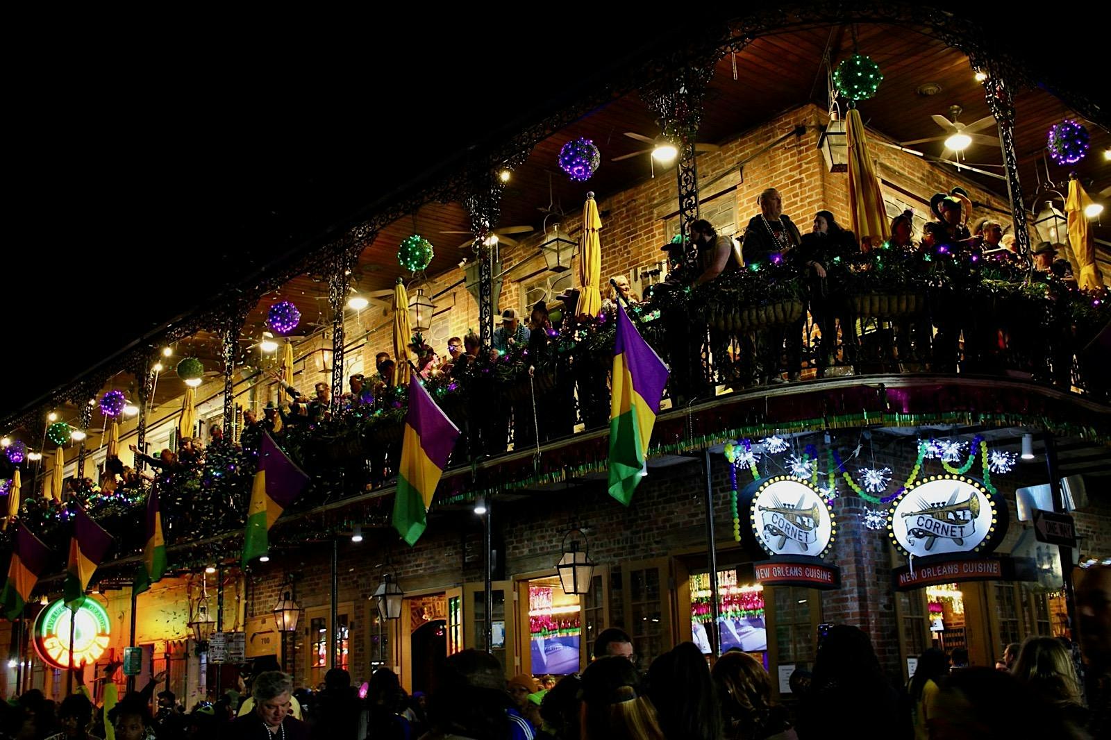 New Years Eve Bourbon Street Balcony Tickets